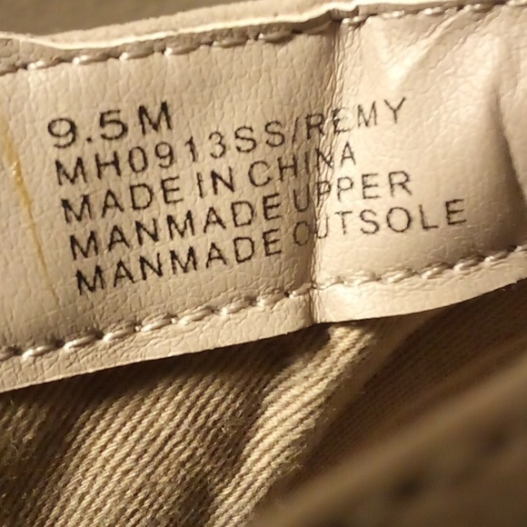 NWOT - Women's Mia Kaleb Wedge Heel Bootie Stone Vegan Suede - Size 9.5M - Picture 9 of 16